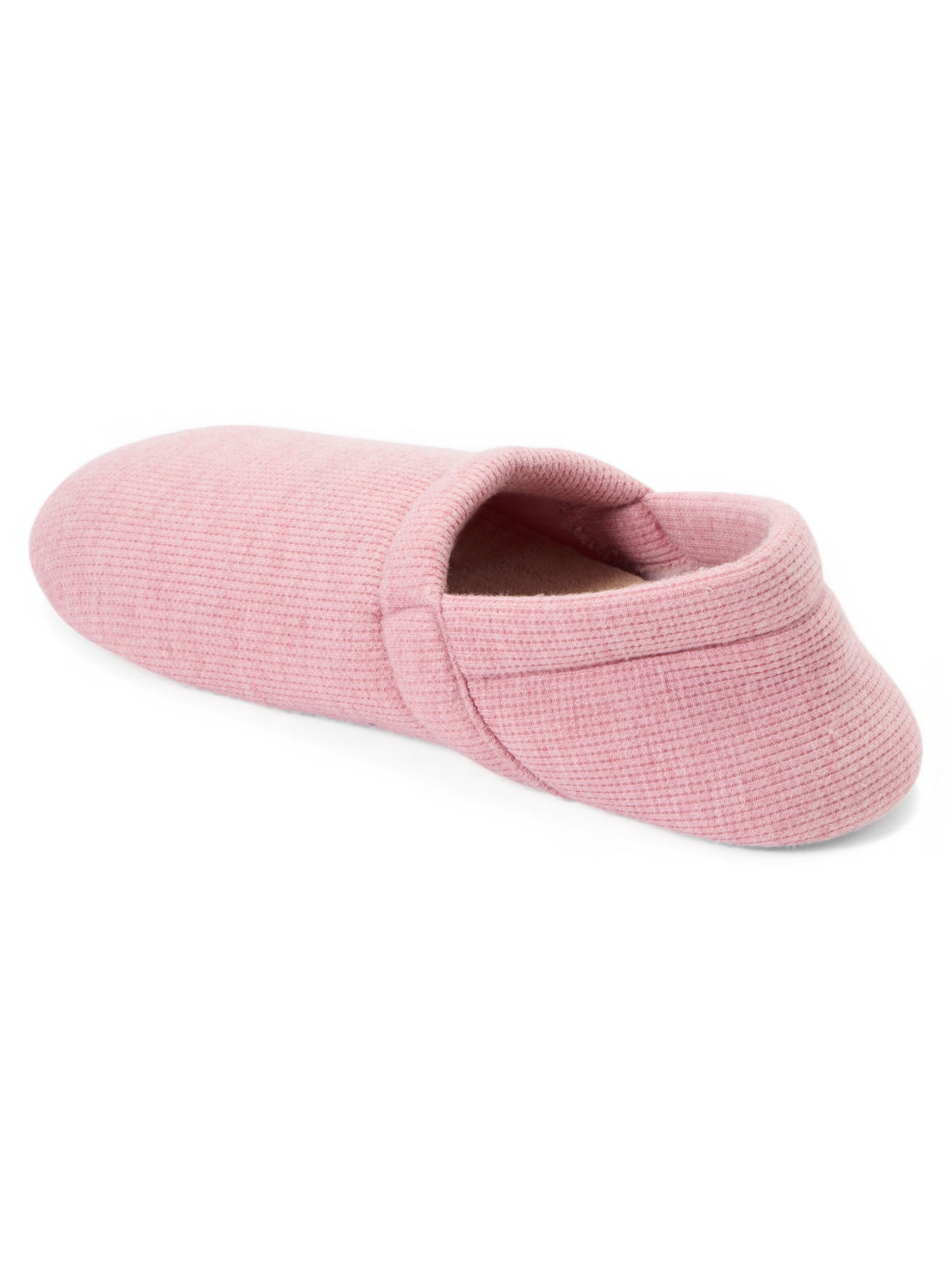 Dearfoams Cozy Comfort Women's Travel Jersey Knit Slipper Socks
