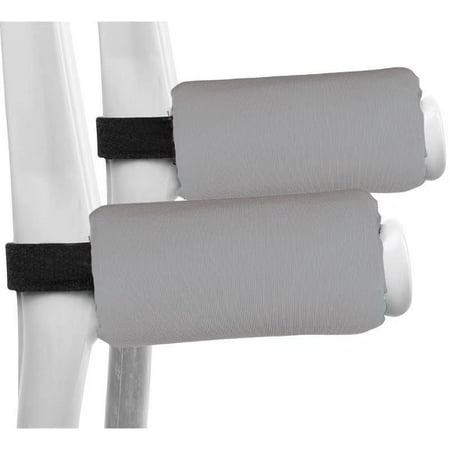 CAVENDY Forearm Crutch Arm Cuff Pads, Milk-Silk, 2-Piece Set, Non-Slip, Washable, Universal Fit