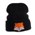 thumbnail image 3 of AYYUFE Winter Kids Toddlers Girls Boys Fox Pattern Knitted Warm Hat Beanie Cap, 3 of 5