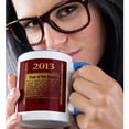 thumbnail image 2 of 3drose, Year of the Snake, Rich in Wisdom and Charm, 2013, 15oz Two-tone Blue Mug, 2 of 6