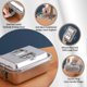 thumbnail image 4 of Stainless Steel Bento Box for Adults, 1800ml 3-Compartment Leak-Proof Metal Lunch Container with Secure Locks & Insulated Design, 4 of 5