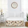 thumbnail image 3 of Sweet Jojo Designs Wild West Cowboy Multicolor Dust Ruffle Crib Skirt, 3 of 3
