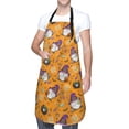 thumbnail image 2 of Zufioo Halloween Witches Gnome Print Adult Waterproof Apron, Cooking Apron, Flower Arranging and Painting Apron-Adjustable Straps, with Pockets, Kitchen Supplies-One Size, 2 of 9