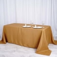 thumbnail image 2 of Efavormart 5PCS 90x156" GOLD Wholesale Rectangle Polyester Tablecloth Linen Wedding Party Restaurant Tablecloth, 2 of 11