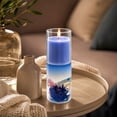 thumbnail image 6 of Ocean Themed Scented Candles Set, Clear Glass Jar Pillar Candles Adorned wtih Seashell and Pebble, Aromatherapy Tabletop Ornament, Elegant Home Decor and Thoughtful Holiday Gift Option, 6 of 8