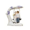 thumbnail image 2 of BKER Statue de Couple Balancelle Étagère de Bureau en Résine, 2 of 6