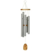 Woodstock Wind Chimes Signature Collection, Chimes of Bach, 28'' Silver Wind Chime CBWSI