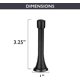 thumbnail image 2 of Tope de Puerta con Resorte Vhermosa Negro Mate 10 Piezas 3 cm, 2 of 6
