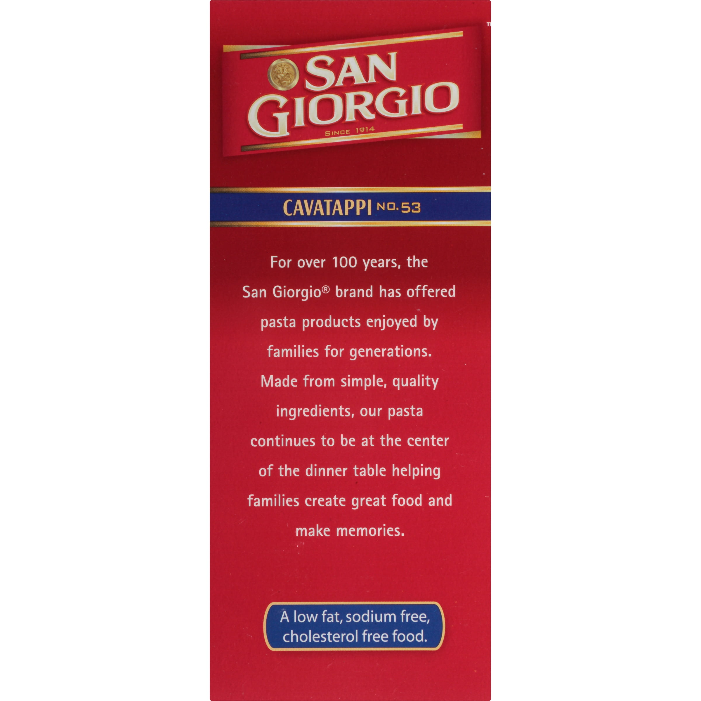 San Giorgio Pasta Cavatappi 16 oz. Box