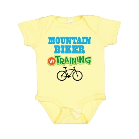 

Inktastic Mountain Biker in Training Gift Baby Boy or Baby Girl Bodysuit
