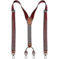 thumbnail image 1 of Bretelles pour Hommes 4 Clips Dos Nageur 2.5cm Grand Élastique Réglable Bretelles Durables Clips Métalliques Solides, 1 of 1