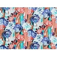 thumbnail image 2 of Zelouf Marble Rose On Dty  , Sewing, DIY, Crafts Fabric by the Yard, 434 Blue/red, 5 Yard, 2 of 2