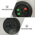 thumbnail image 2 of STOBOK 4Pcs Loudspeaker Connector 4 Port Terminal Binding Post Speaker Box Accessory Black, 2 of 8