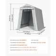 thumbnail image 2 of Compact 6x8 FT Waterproof Car Tent, Portable Outdoor Storage Shelter Canopy for Cars & Tools, 2 of 10
