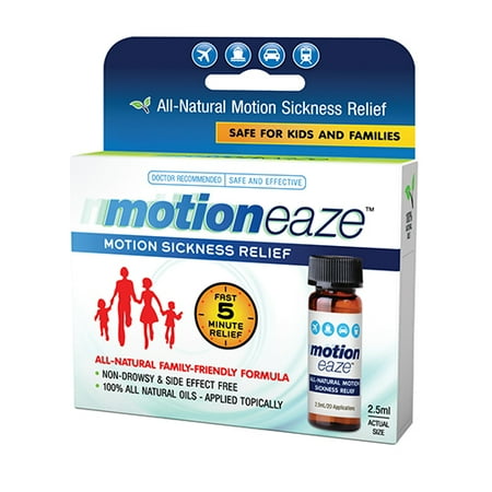 Motioneaze cinétose Relief liquide - 2,5 Ml, Pack 2