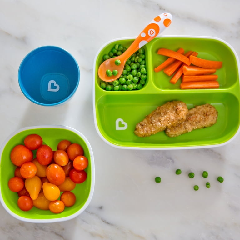 Munchkin Splash Divided Plate, Blue photo 4