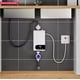 thumbnail image 5 of Calentador de agua instantáneo eléctrico Cabezal de ducha sin tanque Cocina debajo del fregadero Baño, 5 of 5