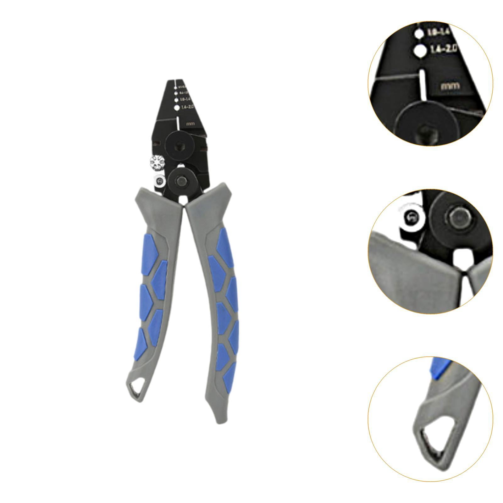 colaxi Fishing Wire Pliers Hand Crimper Portable Pliers Multifunctional Wire Cutter for Freshwater Outdoor Sports