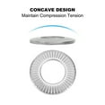 thumbnail image 4 of 304 Stainless Steel Flat Washers M12x23mm Belleville Spring Disc Washer Conical Knurled Metric Gasket 40 Pack, 4 of 6