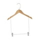 thumbnail image 2 of Percha de madera maciza con gancho giratorio para ropa, percha de metal ajustable para ropa de mujer, 2 of 9
