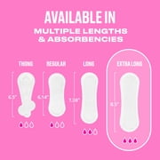 Carefree Panty Liners for Women, Extra Long, Wrapped, Unscented (36 Count)