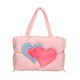thumbnail image 5 of Bolso de mano acolchado de nailon para Mujer Yuyangstore Rosa, 5 of 8