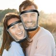 thumbnail image 3 of PEACNNG Masque Protecteur Complet Super Visage Anti-Buée Protection Transparente Noir US, 3 of 13
