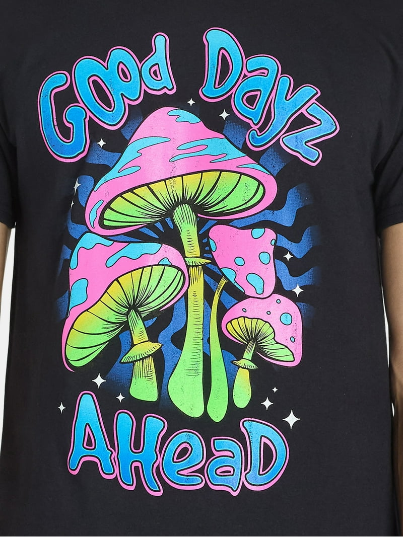 Humor Men's and Big Men's Good Dayz Ahead Graphic Tee with Short