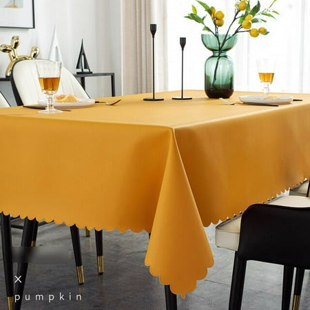 

dosili Pvc Oilcloth Tablecloths Dining Rectangular Tablecloth For Tables Kitchen Decoration Waterproof Track On The Table Covers Coffee