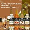 thumbnail image 7 of Syruvia Variety Pack Vanilla, Salted Caramel, Hazelnut & White Chocolate Flavoring Coffee Syrup, 7 of 7