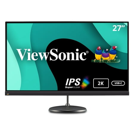 UPC: 0766907003932 | ViewSonic VX2785-2K-MHDU 27 Inch 1440p IPS Monitor with USB C 3.2  HDMI  DisplayPort Inputs and FreeSync for Home and Office