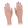 thumbnail image 3 of Xuanheng Practice Mannequin Hand for Rings Photo Props Acrylic Nails Practice Training skin left right hand, 3 of 8