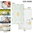 thumbnail image 3 of GZHJMY Geometric Boho Cotton Face Towel Set 2 PCS,16x28in Soft Feel Washcloths Rapid Water Absorption Drying Bath Towel Hand Towel for Bathroom, Spa, and Gym Towel32 Washcloths, 3 of 7