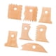 thumbnail image 4 of 7 herramientas de cerámica, herramienta para recortar cerámica, raspador de madera para modelar arcilla, herramienta para arcilla 9cmx8cm, 4 of 9