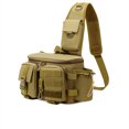 thumbnail image 4 of Advancent Bolso bandolera grande para viajes al aire libre cómodos, mochila para hombre, bolsa de pesca, bolsa de camping, riñonera carpas negro, 4 of 6
