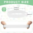 thumbnail image 2 of Uxcell 10Pcs Silicone Rubber Bands Non-slip Elastic Rubber Wrapping Bands White, 2 of 6