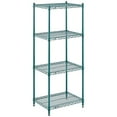 thumbnail image 2 of Global Industrial 18246G 24 x 18 x 63 in. Nexel Poly-Z-Brite Wire Shelving, Green, 2 of 4