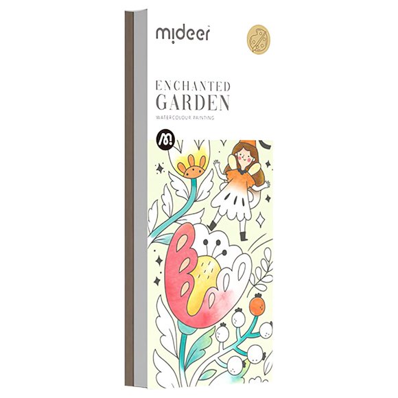 Pocket Watercolor Painting Book DIY Water Coloring Book Funny Watercolor Painting Portable Book Safe Children Water Magic Coloring Book for Kids Children Boys Girls