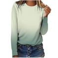 thumbnail image 1 of Hauts à Manches Longues pour Femmes T-Shirt Ample Imprimé Mode pour Femmes Blouse à Manches Longues Col Rond Hauts Décontractés T-Shirts à Manches Longues pour Femmes T-Shirts Longs pour Femmes T-Shirts pour Femmes Mode, 1 of 5