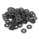 thumbnail image 1 of Arandelas espaciadoras de nailon negro chapadas M4 x 10 mm x 1 mm, 100 unidades., 1 of 4