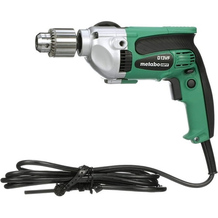 

Metabo HPT Drill | 1/2-Inch| Corded | 9-Amp | 0-850 Rpm | Variable Speed Trigger | Form Fit Palm Grip | Contractor-Grade Cast Aluminum Gear Housing | Belt Hook | 5-Year Warranty | D13VF
