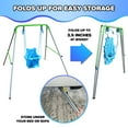 thumbnail image 5 of Sportspower FNS-004 My 1st Toddler Swing - Heavy-Duty Baby Indoor/Outdoor Swing Set with Safety Harness, Puppy Version, 58" L x 58" W x 47" H, 5 of 6