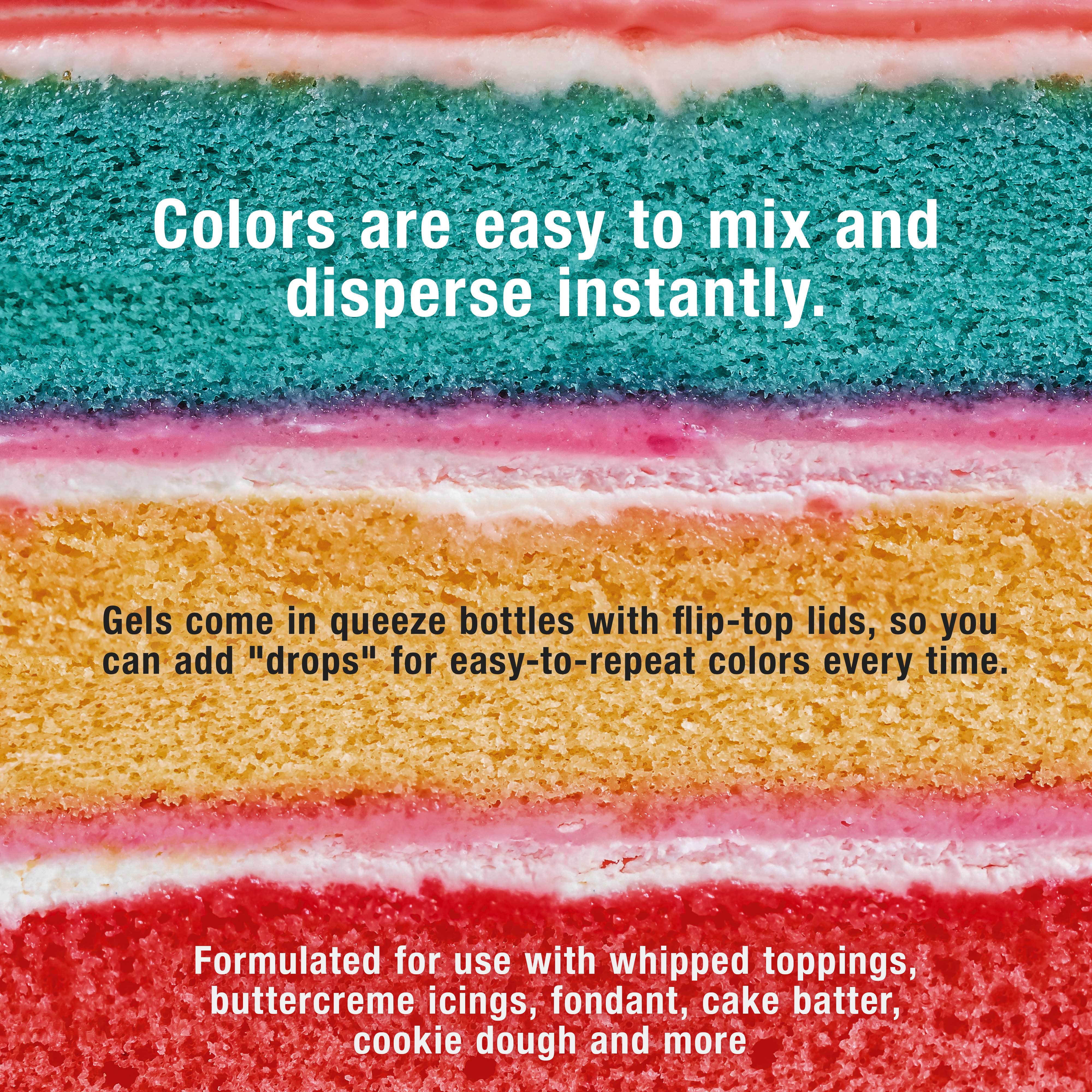 Non-Toxic 6 Color Liqua-Gel Slime Making Food Coloring Dye Kit Food Grade 