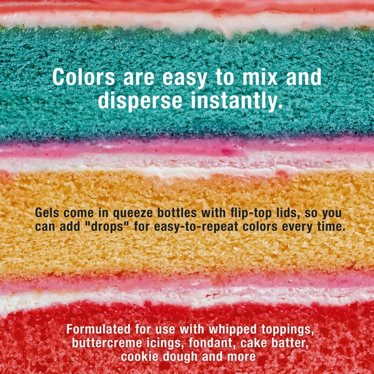 U.S. Art Supply 24 Color Liqua-Gel Slime Making Food Coloring Dye Kit - Non- Toxic, Food Grade 