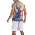 thumbnail image 2 of Sikiie Sunshine Winged Rabbit Basketball Jersey Reversible Men's Mesh Athletic Sports Shirts Training Practice S-4XLLarge, 2 of 6