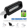 thumbnail image 4 of LED Shoulder Clip Warning Light LED Bicycle Rear Light Tail Light with 600mAh Battery USB Rechargeable Waterproof 5 Lighting Modes Shoulder Waist Warning Lamp for Helmet Bike, 4 of 8