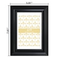 thumbnail image 7 of 3.5x5 Picture Frame Black - Matted for Gallery Wall or Tabletop Photo Frame, 7 of 7