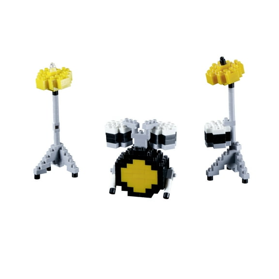 Brixies Brick Model DRUM KIT 3-D Model Brick Building Kit