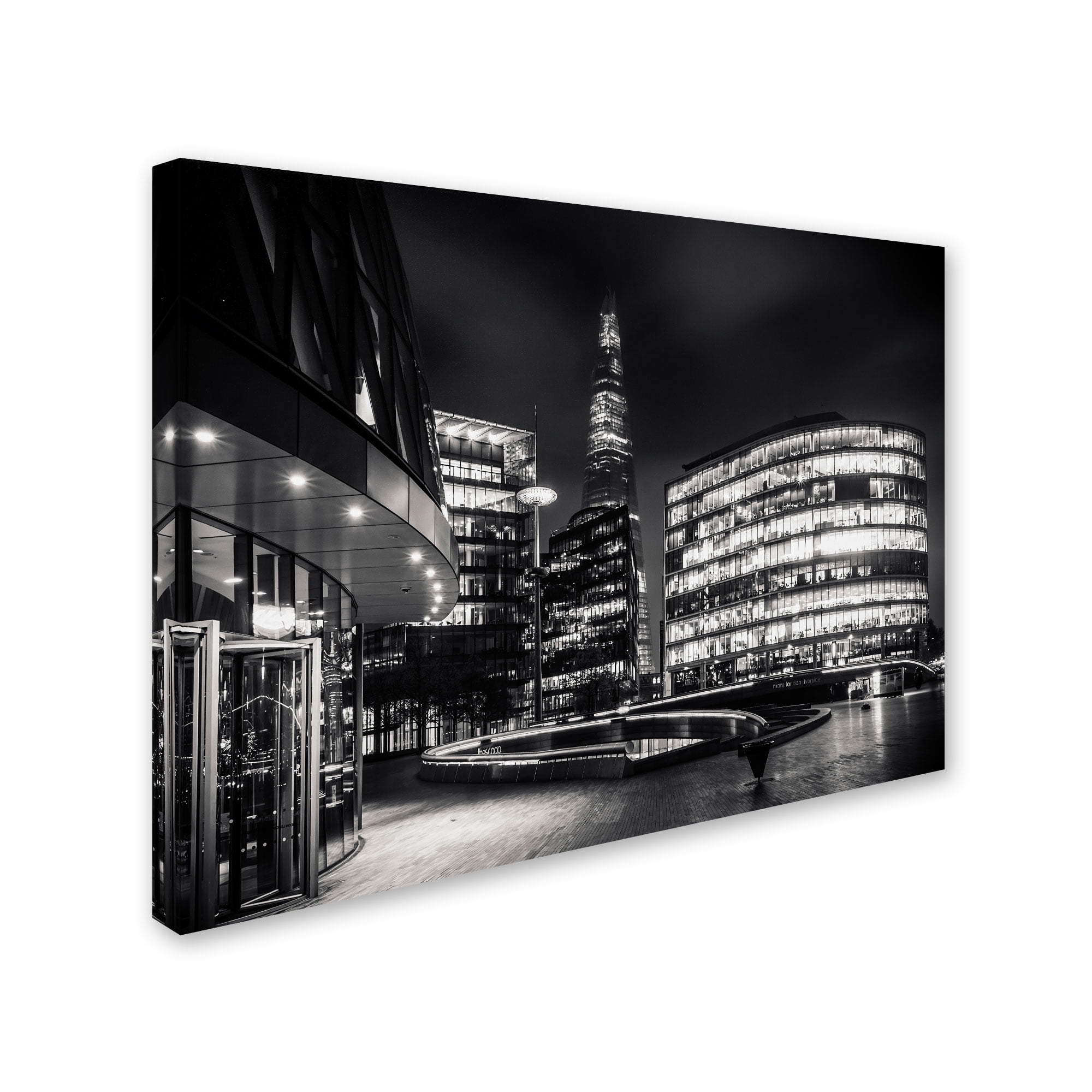 Trademark Fine Art "Gotham Side of London" Canvas Art by Giuseppe Torre