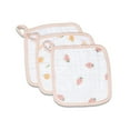 thumbnail image 5 of Lulujo - 3pack Muslin Washcloths - Green/White/Blueberry, 5 of 5